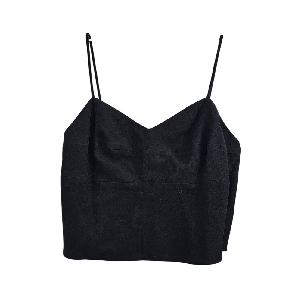 Banana Republic Womens Black Cropped Camisole Top Bustier Style 890605-01-1 Sz 6